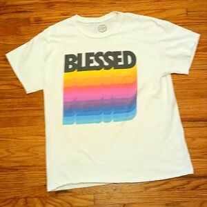 Vintage Blessed T-Shirt Mens Large